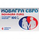 Новагра Євро 100 мг таблетки №4 замовити foto 1