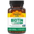 Country Life Biotin (Кантрі Лайф Біотін) 5000 мкг (5 мг) капсули №120 в аптеці foto 1