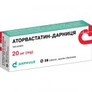 Аторвастатин-Дарница 20 мг таблетки №28 цена foto 1