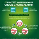 Нікоретте Зимова м’ята гумка жувальна для лікування тютюнової залежності, по 2 мг 30 шт в Україні foto 7