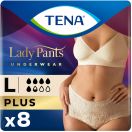 Труси урологічні жіночі Tena (Тена) Lady Pants Plus L №8 Creme купити foto 1