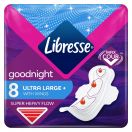 Прокладки Libresse Goodnight Ultra Large+ №8 в аптеці foto 1