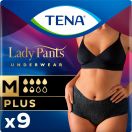 Труси урологічні жіночі Tena (Тена) Lady Pants Plus M №9 Black в інтернет-аптеці foto 1