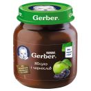 Пюре Gerber яблуко і чорнослив (з 6 місяців) 130 г ціна foto 1