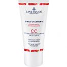 Крем Sans Soucis (Сан Сусі) Daily Vitamins CC коректор від почервоніння шкіри обличчя SPF20 Гранат 30 мл в аптеці foto 1