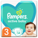 Подгузники Pampers Active Baby Размер 3 (6-10 кг) 54 шт цена foto 1