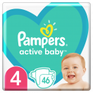Підгузки Pampers Active Baby розмір 4 (9-14 кг) 46 шт замовити foto 1