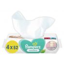 Cалфетки влажные Pampers Sensitive 208 шт. (4 уп. по 52 шт.) цена foto 2