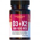 D3+K2 Вітаміни (D3+K2 Vitamins) 350 мг капсули №90 недорого foto 1
