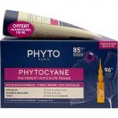 Набір Phyto Phytocyane (Засіб проти випадіння волосся 12 х 5 мл + Шампунь 100 мл) фото foto 1