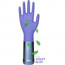 Перчатки Sri Trang смотровые нитриловые нестерильные не припудренные (фиолетово-голубые) р.S в интернет-аптеке foto 1