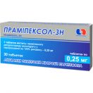 Праміпексол-ЗН 0,25 мг таблетки, 30 шт. в інтернет-аптеці foto 1