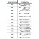 Скальпель хірургічний Tro-Microcision розмір 21 №1 купити foto 2