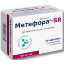 Метафора-SR 1000 мг таблетки №60 в интернет-аптеке foto 1