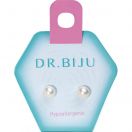 Сережки-голки Dr.Biju Перлина 6,0 мм Біла, дитячі, 1 пара фото foto 1