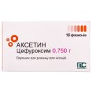 Аксетин 750 мг порошок для розчину для ін’єкцій флакон №10 ціна foto 2