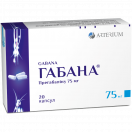 Габана 75 мг капсули №20 в інтернет-аптеці foto 1