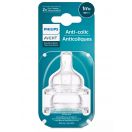 Соска силиконовая Philips Avent Anti-Colic SCY762/02 Медленный поток от 1 месяца №2 заказать foto 3