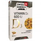 Swiss Energy (Свісс Енерджі) Vitamin D3 600 МО капсули №30 в інтернет-аптеці foto 1