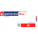 Диротон 10 мг таблетки №28  в аптеці foto 1