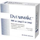 Дуглимакс 500 мг/2 мг таблетки №60 ADD foto 1