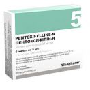 Пентоксіфілін-Н 5 мл розчин ампули №5 в аптеці foto 1