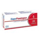 ЄвроРаміприл 5 мг таблетки №20 в Україні foto 1