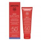 Крем Apivita Bee Sun Safe сонцезахисний заспокійливий для обличчя SPF50 50 мл фото foto 1