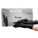 Рукавички оглядові IGAR Gloves Black нітрилові неприпудрені нестерильні чорні (р. S) №200 в Україні foto 1