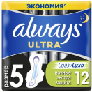 Прокладки Always Ultra Night Duo 12 шт  ADD foto 1