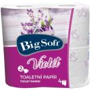 Туалетная бумага Big Soft Violet 2 слоя 4 шт. заказать foto 1