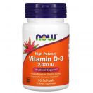 Now (Нау) Foods Vitamin D-3 2000 МО капсули №30 ціна foto 1