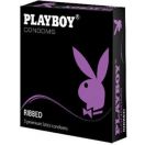 Презервативи Playboy Ribbed Condoms 3 шт в аптеці foto 1