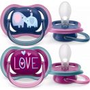 Пустушка Philips Avent Ultra Air для дівчинки 18+ міс. 2 шт. (SCF349/18) замовити foto 1