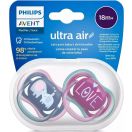 Пустушка Philips Avent Ultra Air для дівчинки 18+ міс. 2 шт. (SCF349/18) недорого foto 2