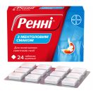 Ренні таблетки з ментоловим смаком №24 в Україні foto 1