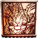 Соляна лампа Тигр у джунглях, 3-4 кг slsv17* ціна foto 1