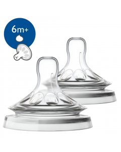 Соска Avent Natural для густої їжі від 6+ місяців 2 шт. ADD