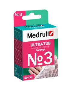 Бинт еластичний Medrull Ultratub №3 сітчастий трубчастий, 2,3 см x 50 см в аптеці