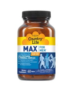 Country Life (Кантрі лайф) Max For Men без заліза таблетки №60 в інтернет-аптеці