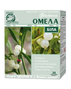 Фіточай Омела по 1,5 г фільтр-пакет №20 ціна