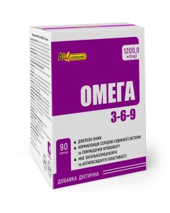 Омега 3-6-9 An Naturel 1200 мг капсули №90 в Україні