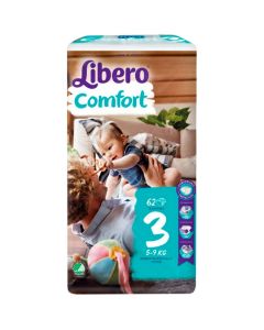 Підгузки Libero Comfort р. 3 (5-9 кг) 62 шт. в Україні