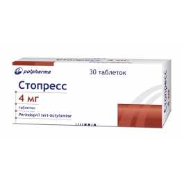 Стопресс 4 мг таблетки №30 Polpharma (Польща) купити за ціною від 0,00 ...
